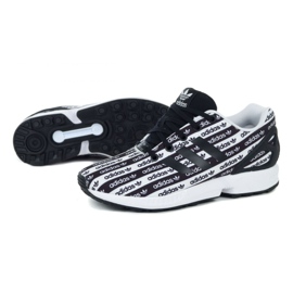 Chaussures Adidas Zx Flux Jr EG4117 blanc noir 1