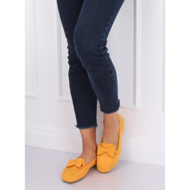 Mocassins femme miel B2020-6 Jaune 2