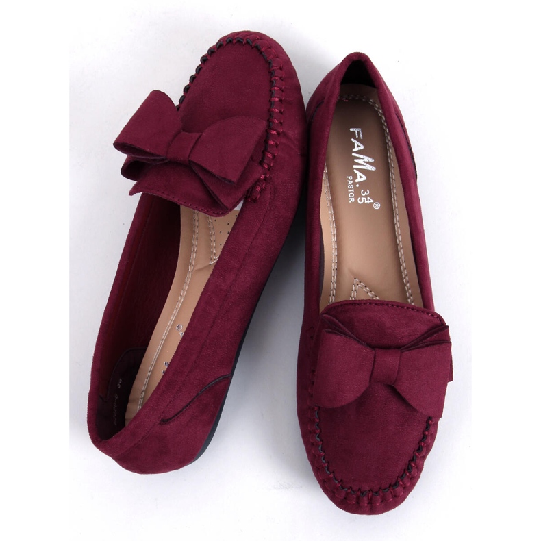 Mocassins femme bordeaux B2020-6 Wine rouge 2 Mocassins femme bordeaux B2020-6 Wine rouge 2
