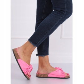 Chaussons femme bohème rose CK136P Fushie 2