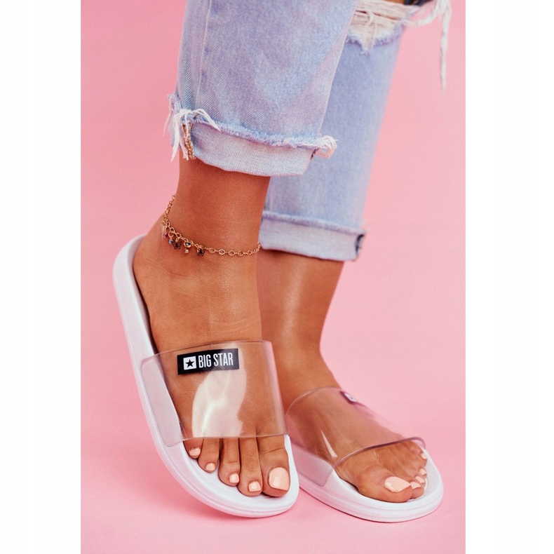 Chaussons Femme Big Star Transparent Blanc DD274A258 1
