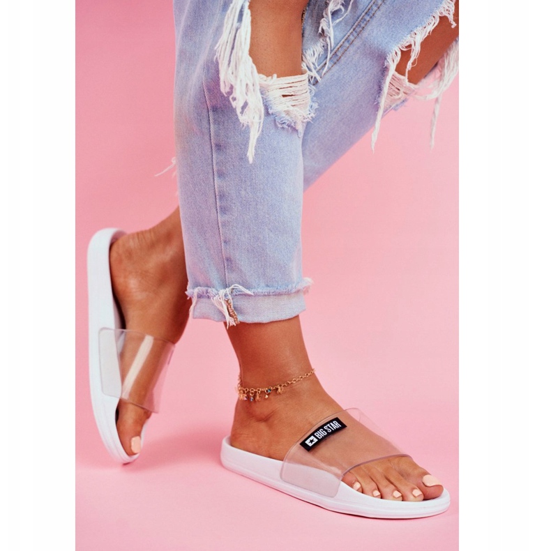 Chaussons Femme Big Star Transparent Blanc DD274A258 2