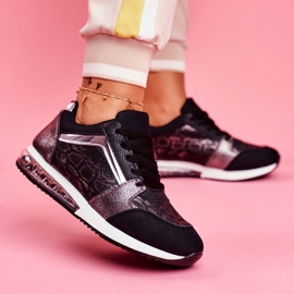 SEA Chaussures de sport pour femmes Sneakers Noir Helly le noir 1