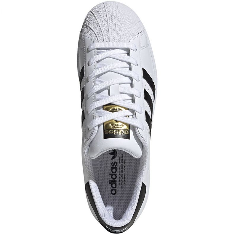 Chaussures Adidas Superstar W FV3284 blanche 1