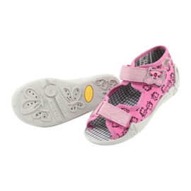 Chaussures pour enfants Befado 242P103 noir rose 5