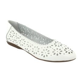 Ballerines blanches ajourées Filippo 680 1