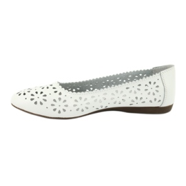 Ballerines blanches ajourées Filippo 680 2