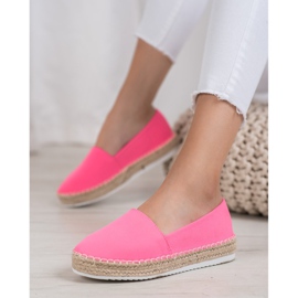 Small Swan Espadrilles textiles rose 2