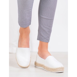 Small Swan Espadrilles textiles blanche 2