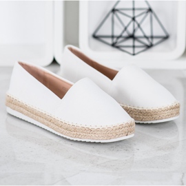 Small Swan Espadrilles textiles blanche 5