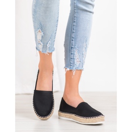 Small Swan Espadrilles textiles le noir 3