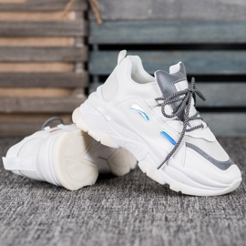 Small Swan Baskets de sport blanc 1