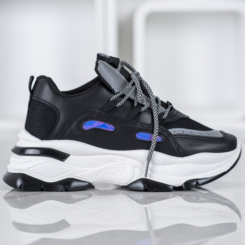 Small Swan Baskets de sport le noir 2