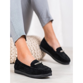 Filippo Mocassins En Cuir Sur La Plateforme noir 1