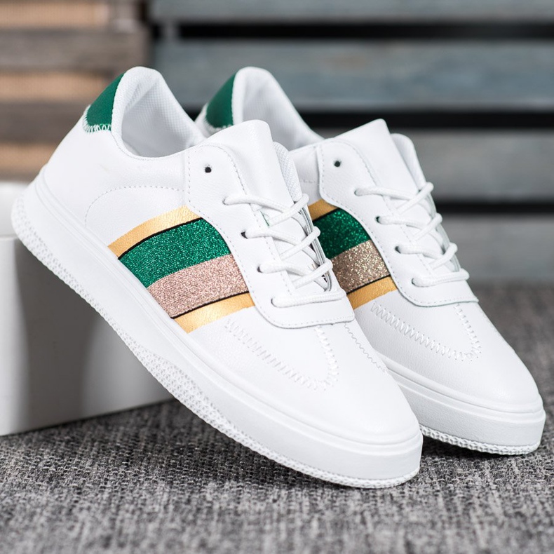 Small Swan Chaussures de sport à la mode blanche 1