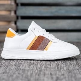 Small Swan Chaussures de sport à la mode blanc 1