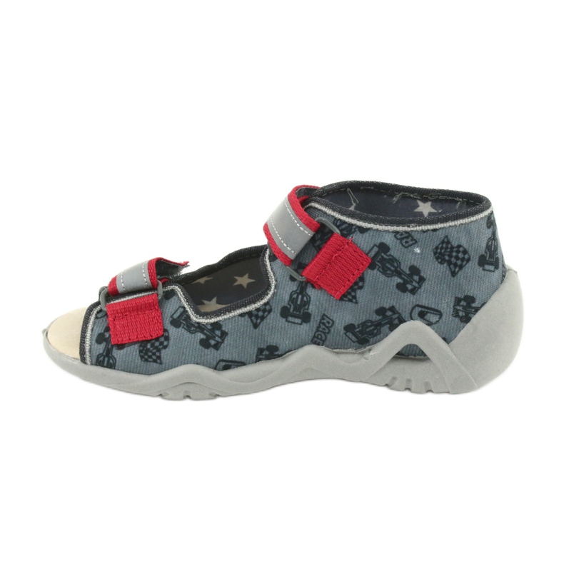 Chaussures enfant Befado jaune 350P009 noir rouge gris 3