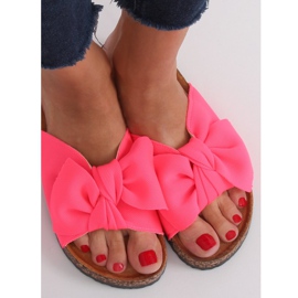 Chaussons semelle liège fuchsia CK108 Fuchsia rose 3