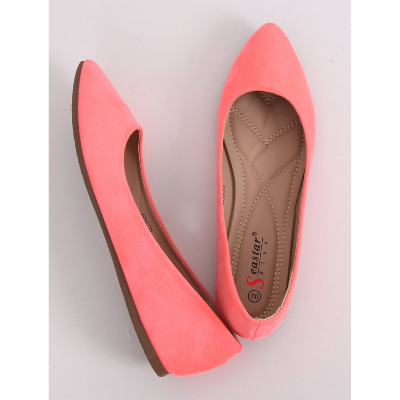 Ballerines corail femme CD57P Corail rose 1