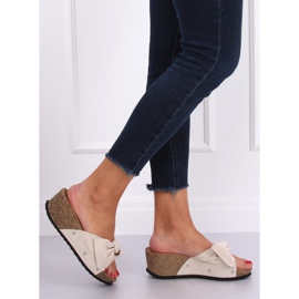 Chaussons beiges 7862-KL Beige 1