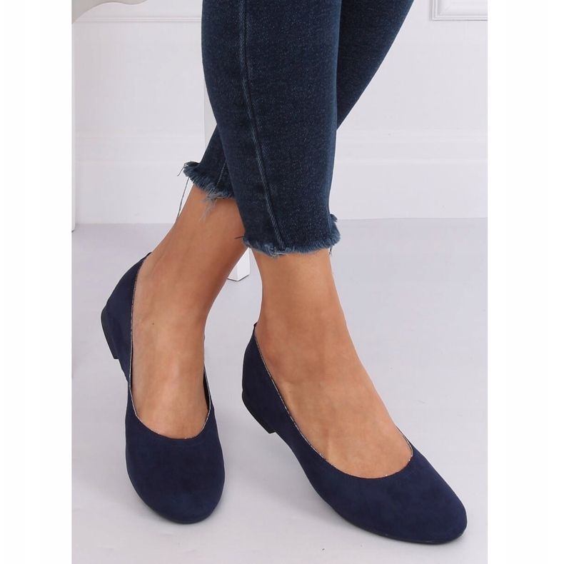 Ballerines douces bleu marine pour femme NK17P Navy 1 Ballerines douces bleu marine pour femme NK17P Navy 1
