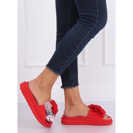 Chaussons rouges à semelles hautes PT-109 Rouge multicolore 1