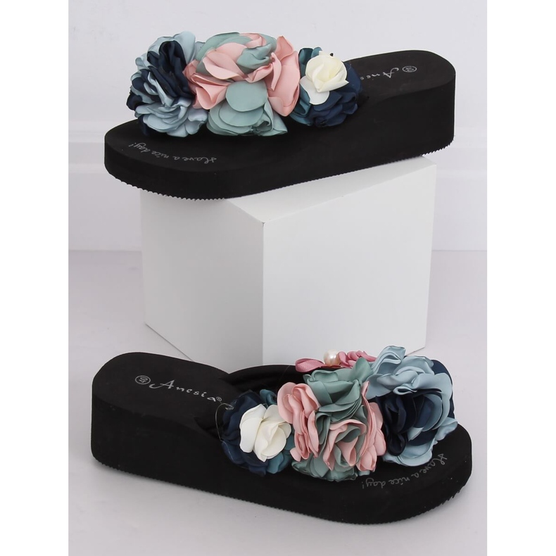 Noir N-31 Semelles en mousse noire multicolore 1