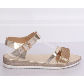 Sandales pour femmes dorées D-118 Or 2