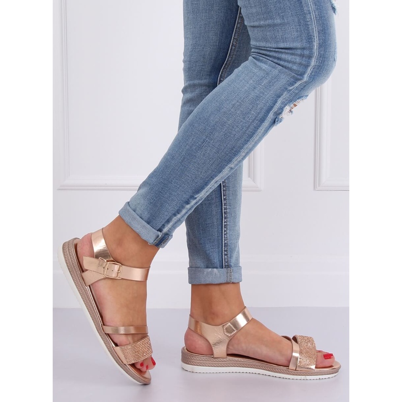 Sandales femme champagne D-118 Champagne rose 2 Sandales femme champagne D-118 Champagne rose 2