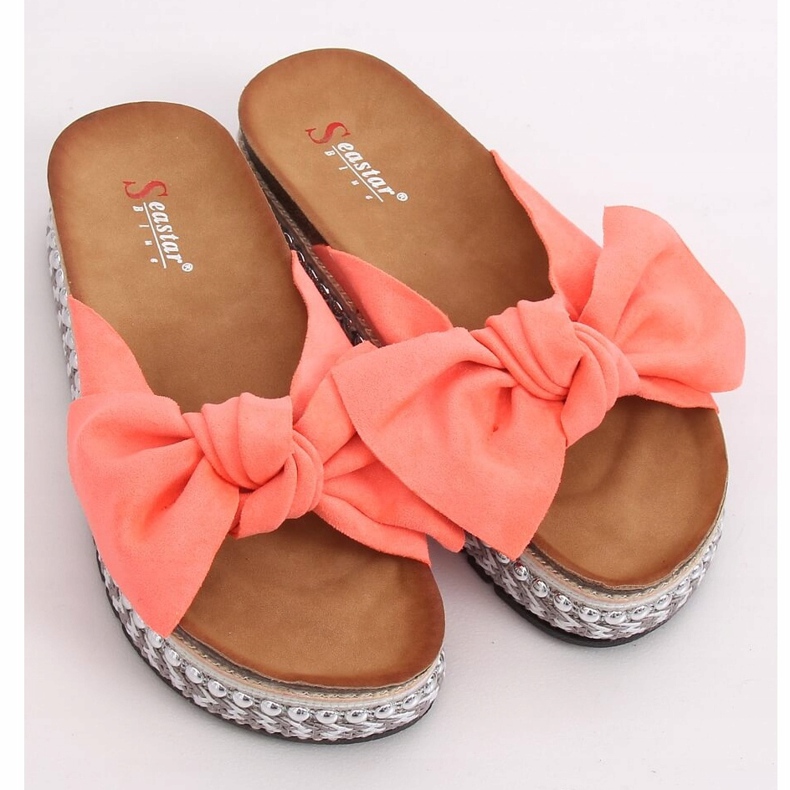 Chaussons corail femme LK29P Corail rose 1