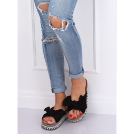 Chaussons noirs pour femmes LK29P Noir 2