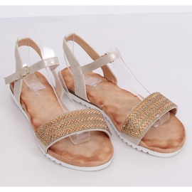 Sandales pour femmes dorées HT-69 Gold 2