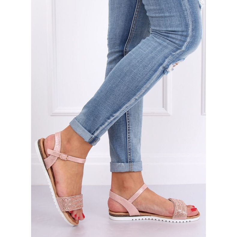 Sandales pour femmes roses HT-69 Rose 2