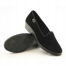 Baskets compensées Befado 262D008 noires 5