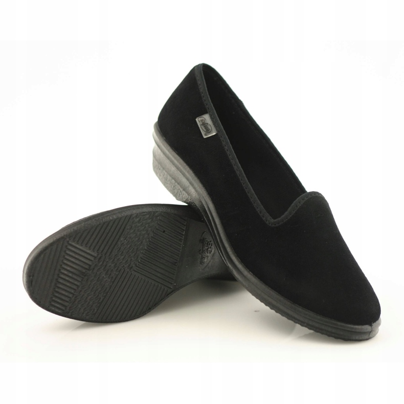 Baskets compensées Befado 262D008 noires 5