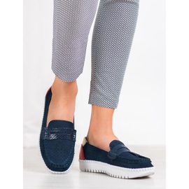 Filippo Mocassins en cuir confortables bleu 1 Filippo Mocassins en cuir confortables bleu 1
