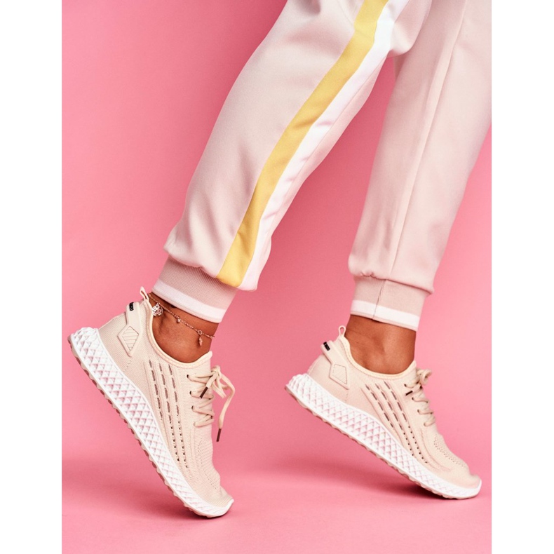 Chaussures Sport Femme Beige Clair Mersea 2