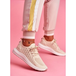 Chaussures Sport Femme Beige Clair Mersea 1