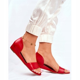 Sandales Femme Maciejka Cuir Rouge 1971 Nomara 1