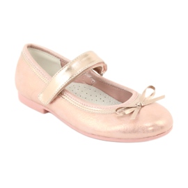 Ballerines Golden Rose avec noeud American Club GC02 d'or 1 Ballerines Golden Rose avec noeud American Club GC02 d'or 1