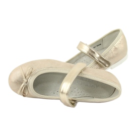 Ballerines dorées à l'arc American Club GC03 / 20 5