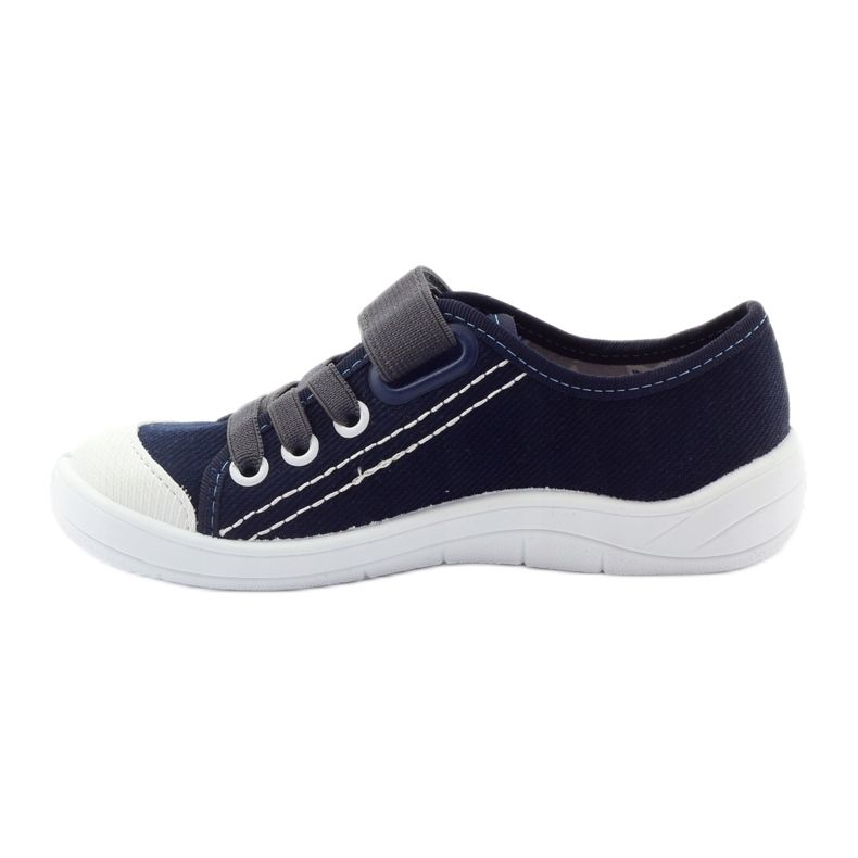 Befado 251Q047 Baskets Velcro, bleu marine 1