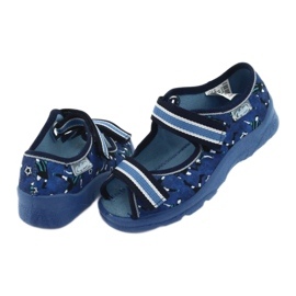 Chaussures enfant Befado 969X141 bleu marine bleu 4