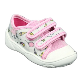 Chaussures enfant Befado 907P115 rose argent gris 2
