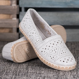 MCKEYLOR Espadrilles Aztèques Avec Motifs Aztèques brun gris 3