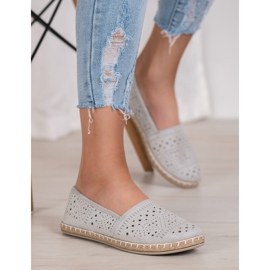 MCKEYLOR Espadrilles Aztèques Avec Motifs Aztèques brun gris 1