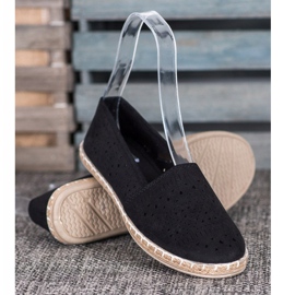 MCKEYLOR Espadrilles Aztèques Avec Motifs Aztèques le noir 3