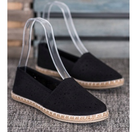 MCKEYLOR Espadrilles Aztèques Avec Motifs Aztèques le noir 4