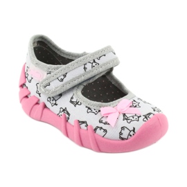 Chaussures enfant Befado 109P198 noir rose gris 1