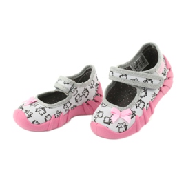 Chaussures enfant Befado 109P198 le noir rose gris 3